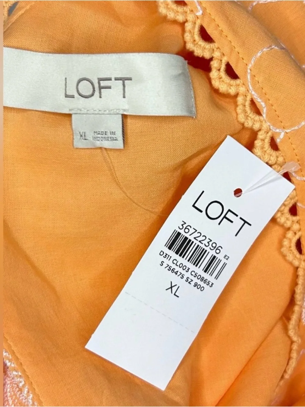 LOFT lightweight peach